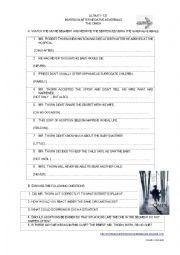 English Worksheet: Inversions after negatives