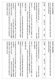 English Worksheet: quantities