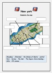 English Worksheet: New York