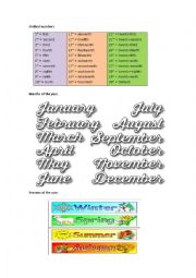 dates in english