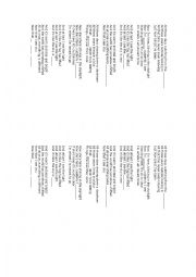 English Worksheet: Tangled Gap Fill Worksheet