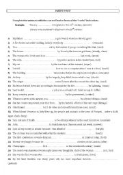 English Worksheet: passive voice