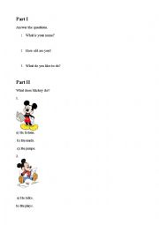 Simple exercises for children