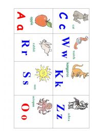English Worksheet: ABC bingo 