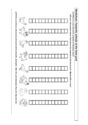 English Worksheet: Farm animals