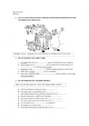 English Worksheet: general revision