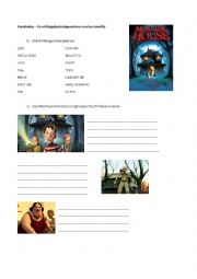 MONSTER HOUSE (FILM) ACTIVITIES