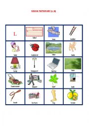 English Worksheet: NOUNS PICTIONARY 6