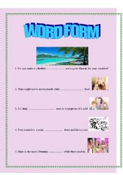WORD FORM 1
