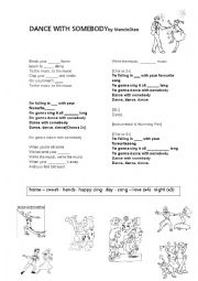 English Worksheet: Dance with somebody