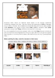 English Worksheet: everybody hates chris - season 1 episode 6 - halloween