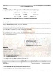 English Worksheet: Lesson 3: Friendship, pages: 33/35 (2nd year students)