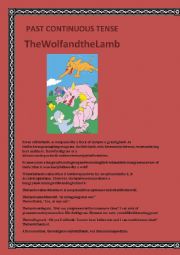 English Worksheet: It was a little lamb