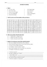 English Worksheet: Countries and Nationalities