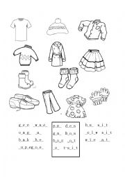 English Worksheet: colors and clothes