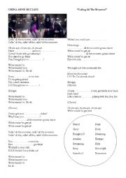 English Worksheet: Calling all the Monsters