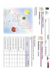 English Worksheet: month and color