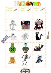 Hallowwen Bingo 