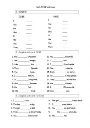 English Worksheet: Revision 7th form 