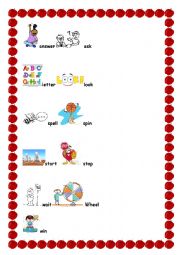 English Worksheet: Words