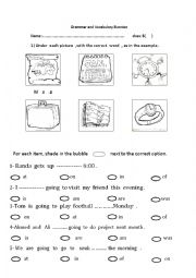 English Worksheet: Grammar 