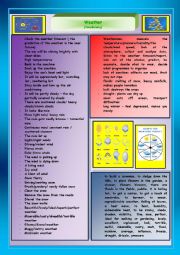 English Worksheet: weather (vocabulary)