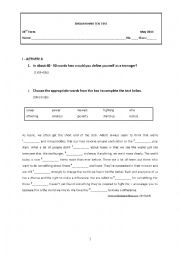 English Worksheet: Buy a Bag - Save a Life