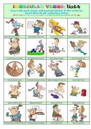 Irregular Verbs List 4