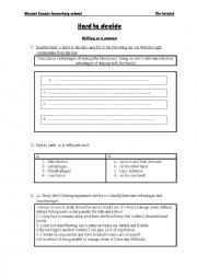 English Worksheet: Hard to decide writing as a process