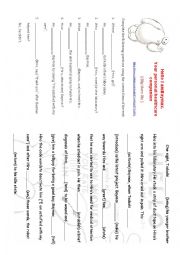 English Worksheet: Past Simple Tense - Hello, I am Baymax