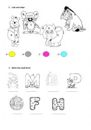 English Worksheet: Alphabet Revision