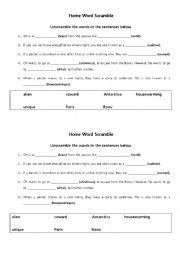 English Worksheet: Home (2015, Animation)