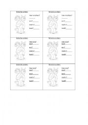 English Worksheet: Parts of the face