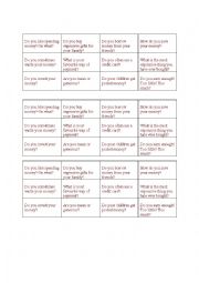 English Worksheet: Do you like spending money