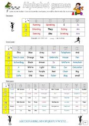 alphabet games