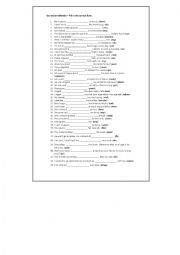 English Worksheet: Gerund and infinitive exercises