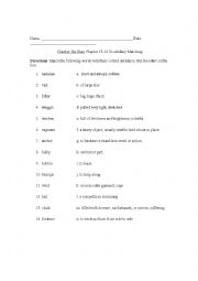 English Worksheet: Number the Stars 