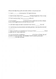 English Worksheet: Phrasal verbs with GET