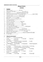 English Worksheet: EXERCISES ON PASSIVE VOICE