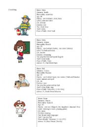 English Worksheet: Describing people