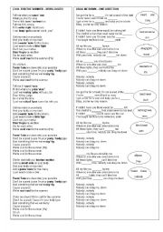English Worksheet: Songs_Demi Lovato and One Direction