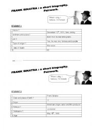English Worksheet: Frank Sinatra