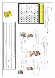 English Worksheet: Tell me about your family