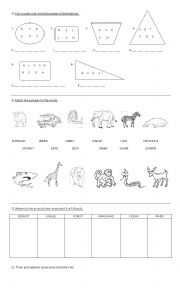 English Worksheet: Animals habitats