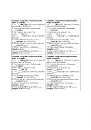 English Worksheet: conditional