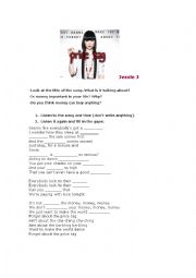 English Worksheet: Price Tag, Jessie J