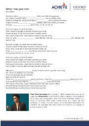 English Worksheet: Bruno Mars - Present Simple +S ending