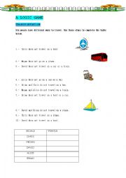 English Worksheet: A LOGIC GAME