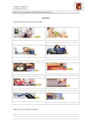 English Worksheet: Expressing likes and dislikes