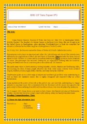 English Worksheet: end of term paper